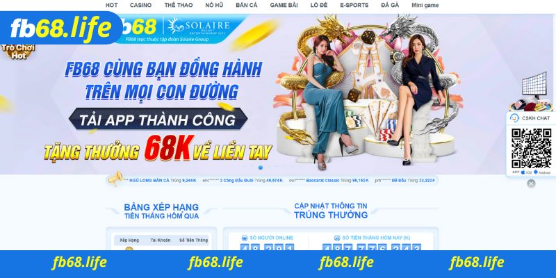 Giới thiệu Fb68 Đăng ký nạp - rút tiền tại Fb68 nhanh chóng