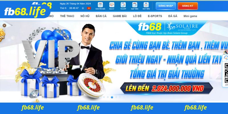 Fb68 nhà cái được yêu thích nhất hiện nay