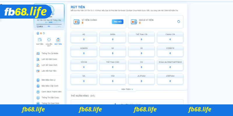 Hướng dẫn chi tiết cách rút tiền Fb68 nhanh chóng